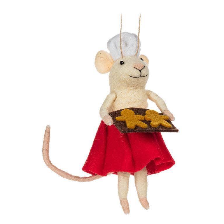 Pastry Chef Mouse Ornament - Marcel’s Culinary Experience