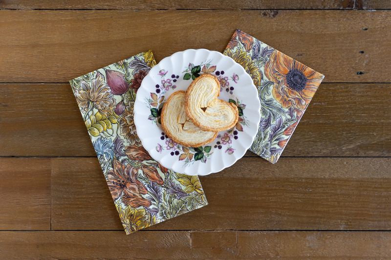 Hester & Cook Autumn Acanthus Cocktail Napkin