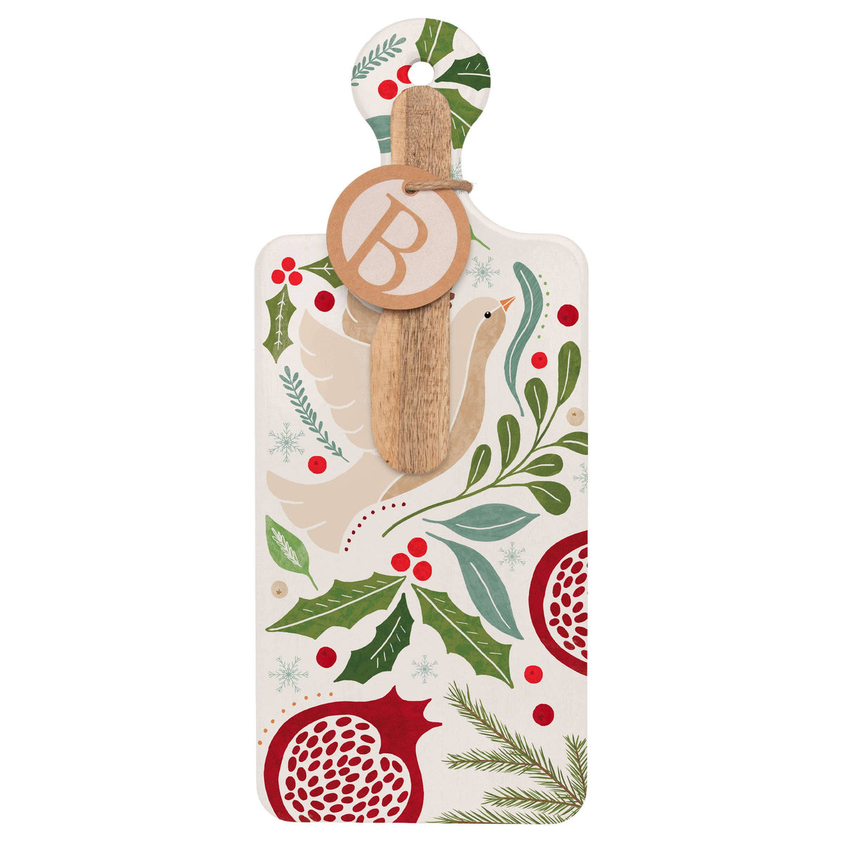Winter Berry Charcuterie Board & Spreader Set