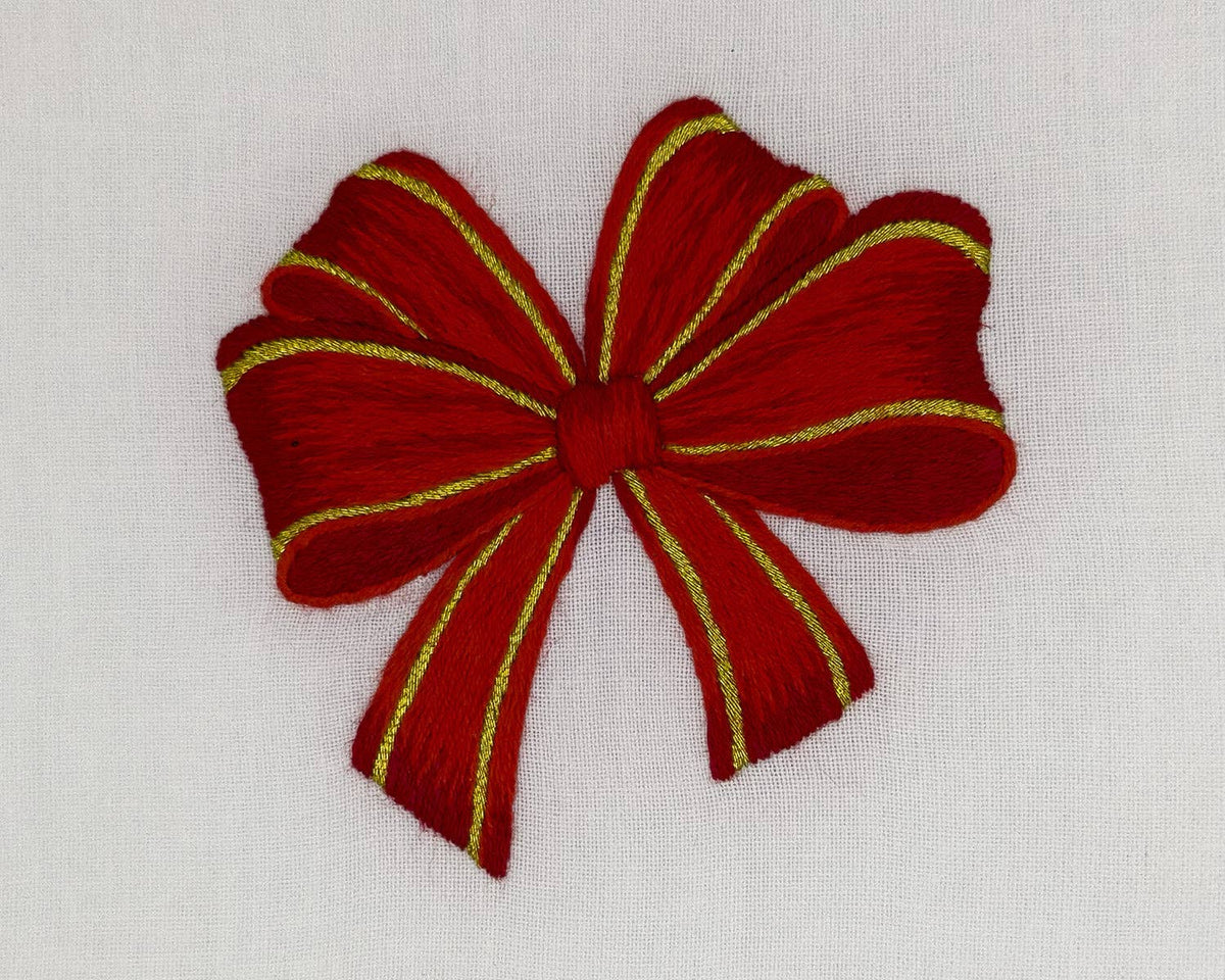 Holiday Red Bow Cocktail Napkins