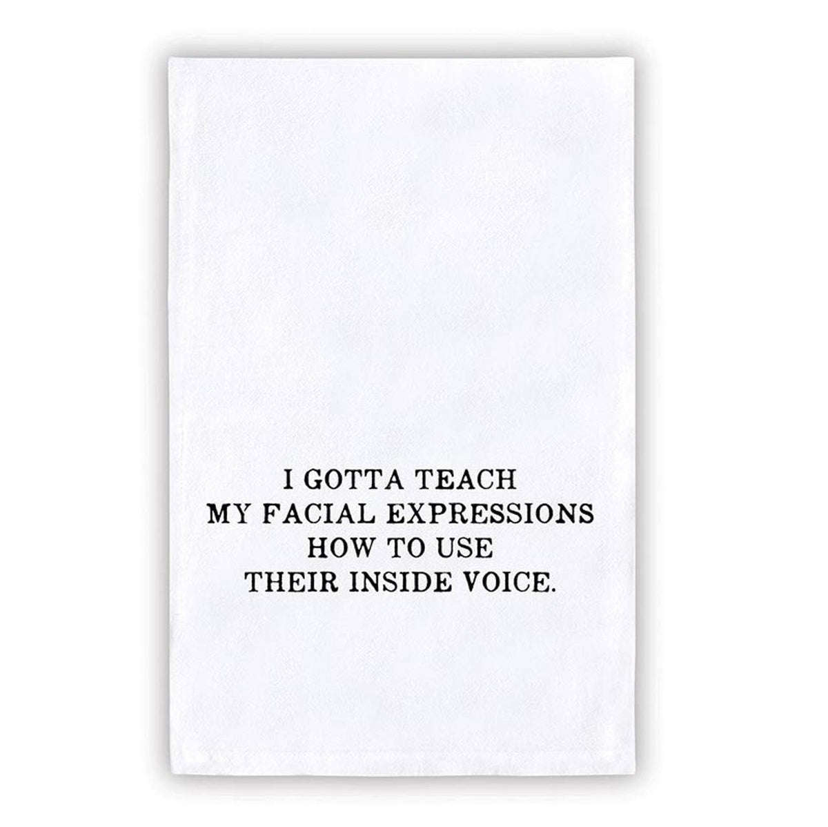 Face to Face Thirsty Boy Towel - Facial Expressions