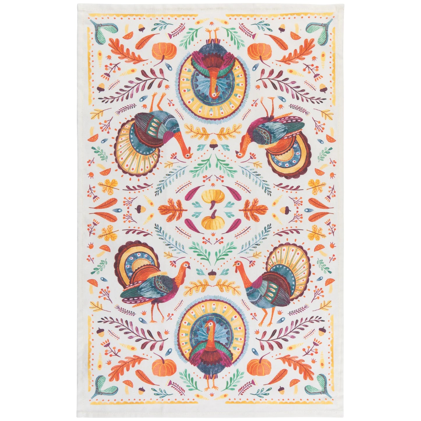 Autumn Plenty Thanksgiving Dishtowel