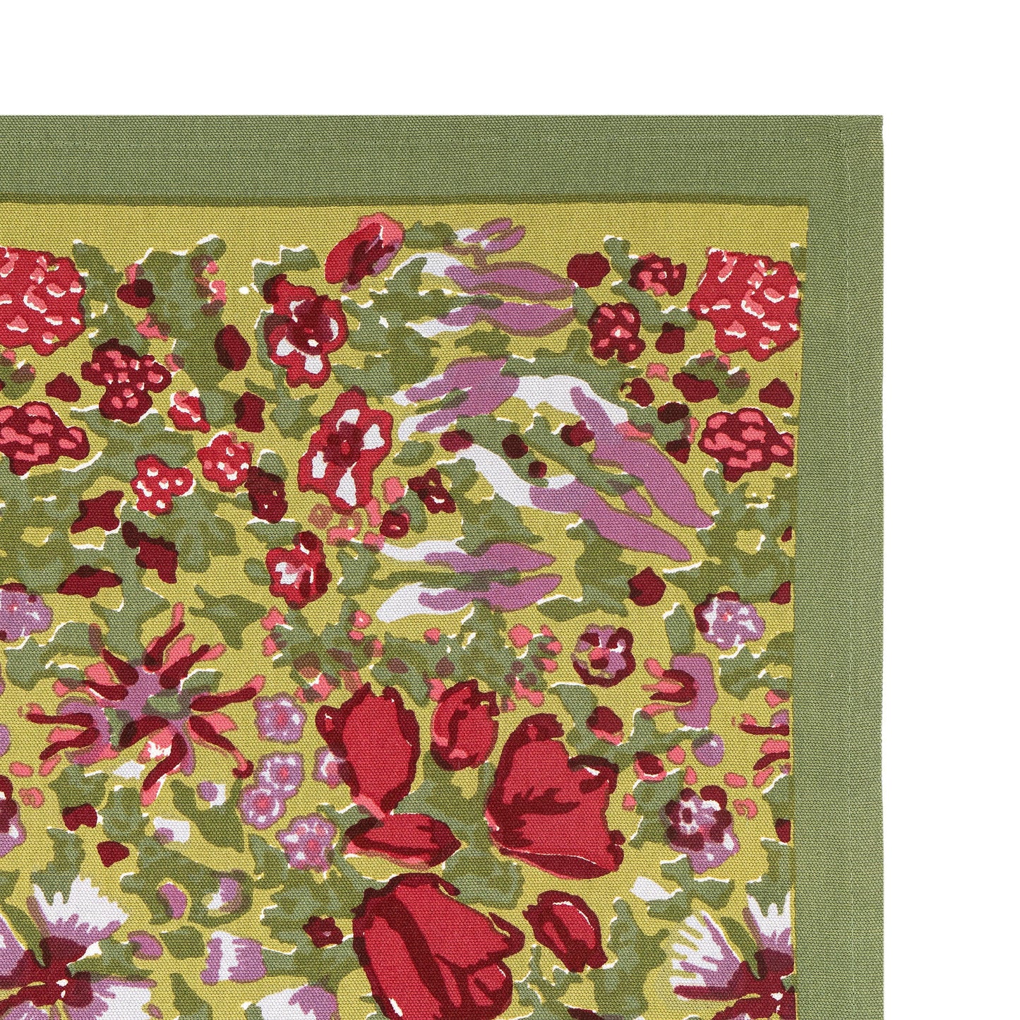 Couleur Nature Jardin Red & Green | Tea Towel - Marcel’s Culinary Experience