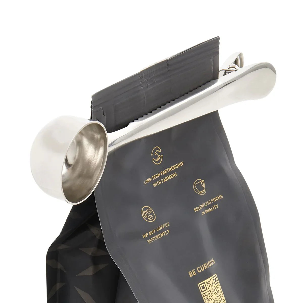 Coffee Scoop with Bag Clip - Marcel’s Culinary Experience