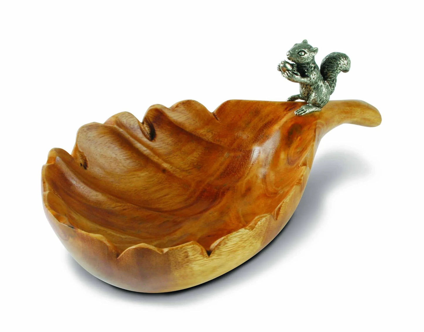 Leaf Nut Bowl with Standing Squirrel - Marcel’s Culinary Experience