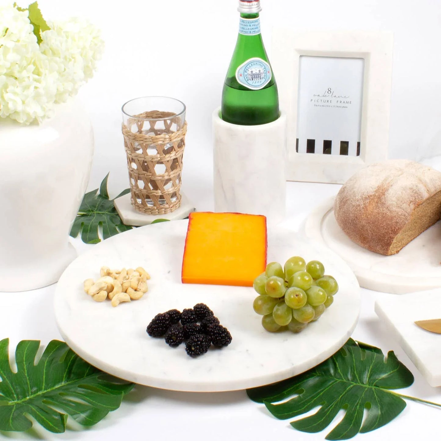 White Marble Wine Chiller - Marcel’s Culinary Experience