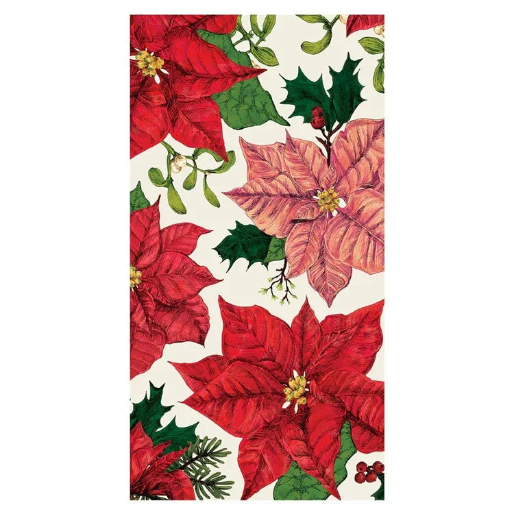 Hester and Cook Poinsetta Guest Napkin - Marcel’s Culinary Experience