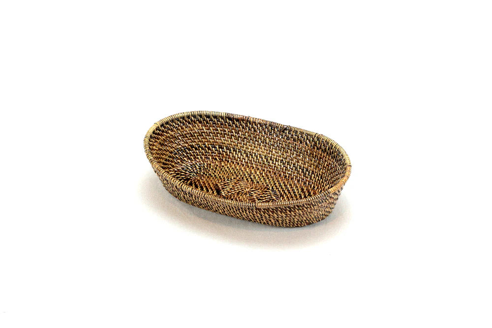 Calaisio Oval Bread Basket with Scalloped Rim