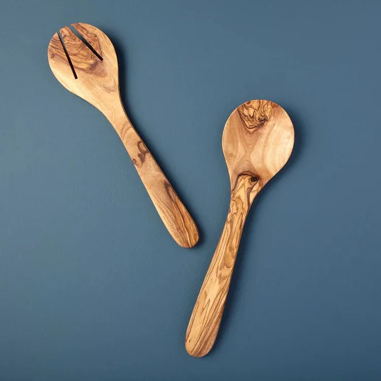 Olive Wood Round Serving Set - Marcel’s Culinary Experience