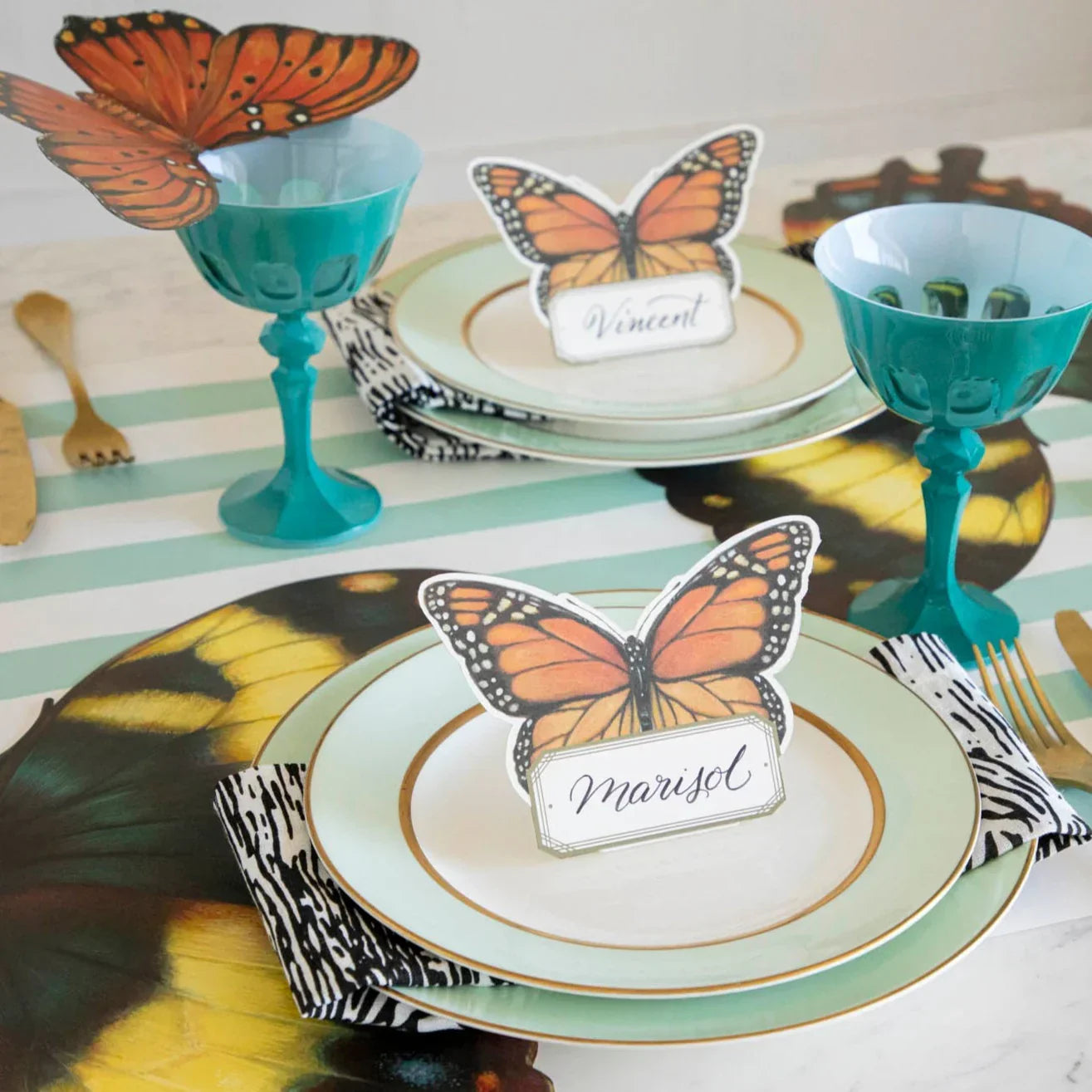Hester and Cook Monarch Butterfly Place Card - Marcel’s Culinary Experience