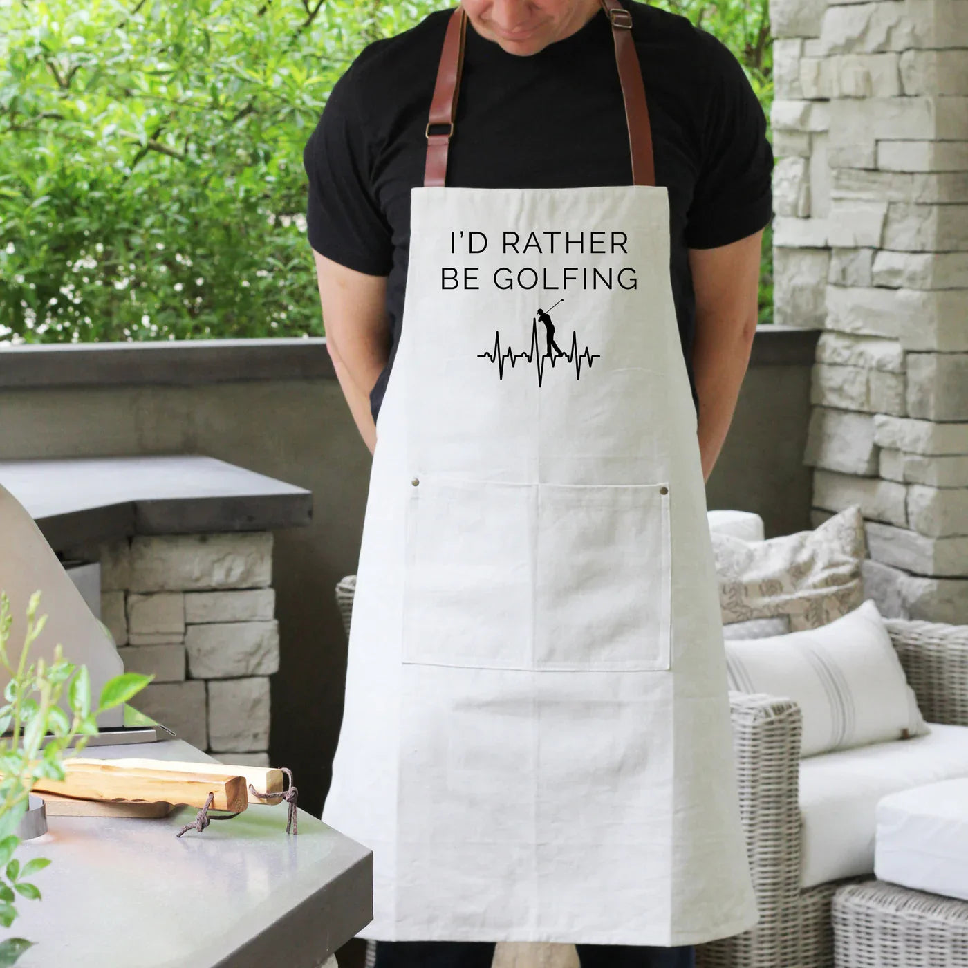 Porter Lane Home I'd Rather Be Golfing Apron - Marcel’s Culinary Experience