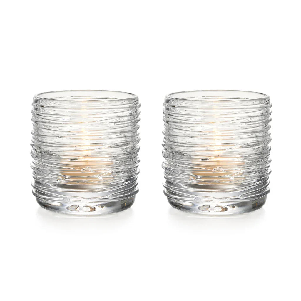 Simon Pearce Echo Lake Tealight, set of 2 - Marcel’s Culinary Experience