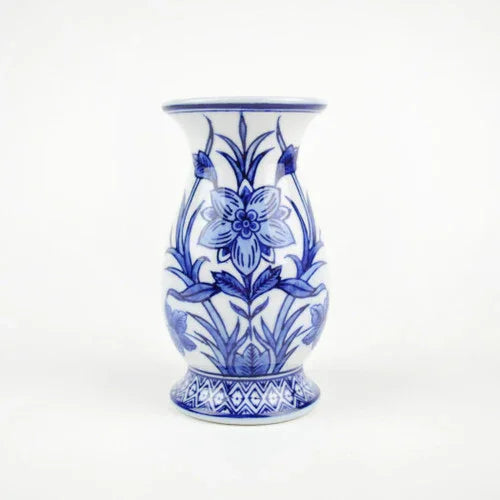 8 Oak Lane Blue Chinoiserie Bud Vase - Marcel’s Culinary Experience