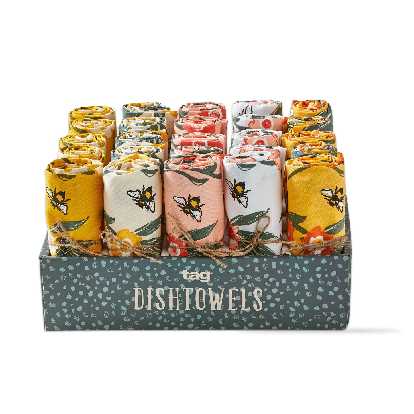 Bee Blossom Dishtowel - Assorted Colors - Marcel’s Culinary Experience