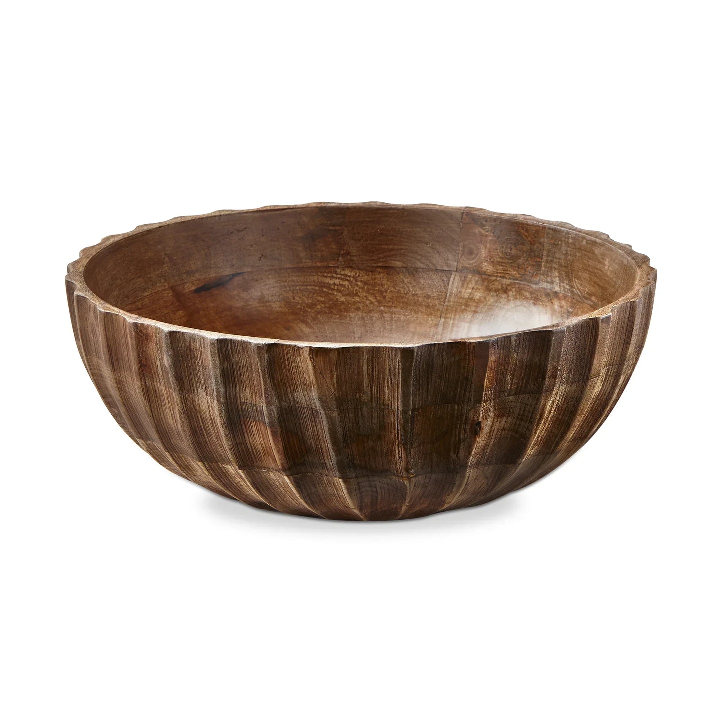 Fluted Wood Bowl - Marcel’s Culinary Experience
