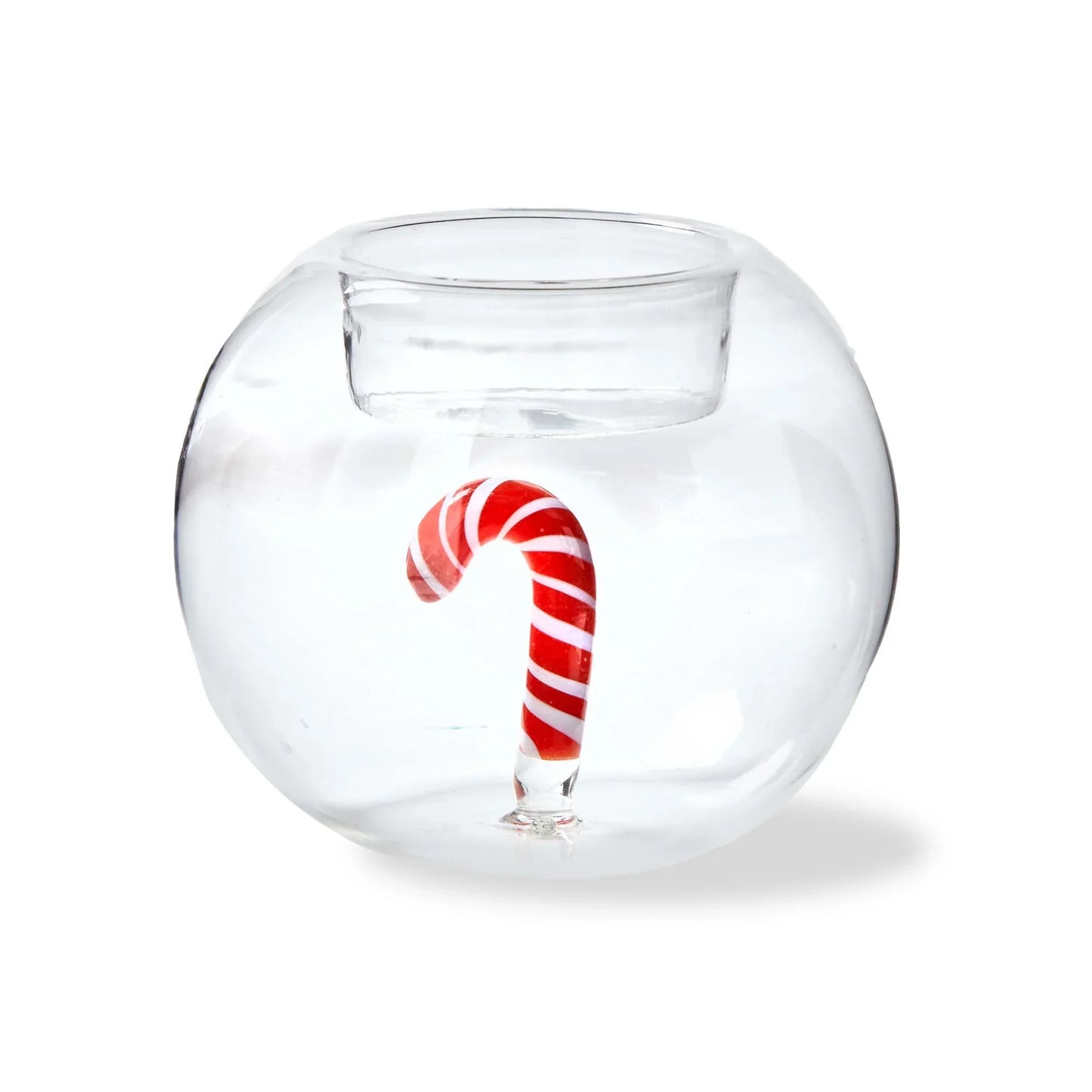 Candy Cane Globe Tealight Holder - Marcel’s Culinary Experience