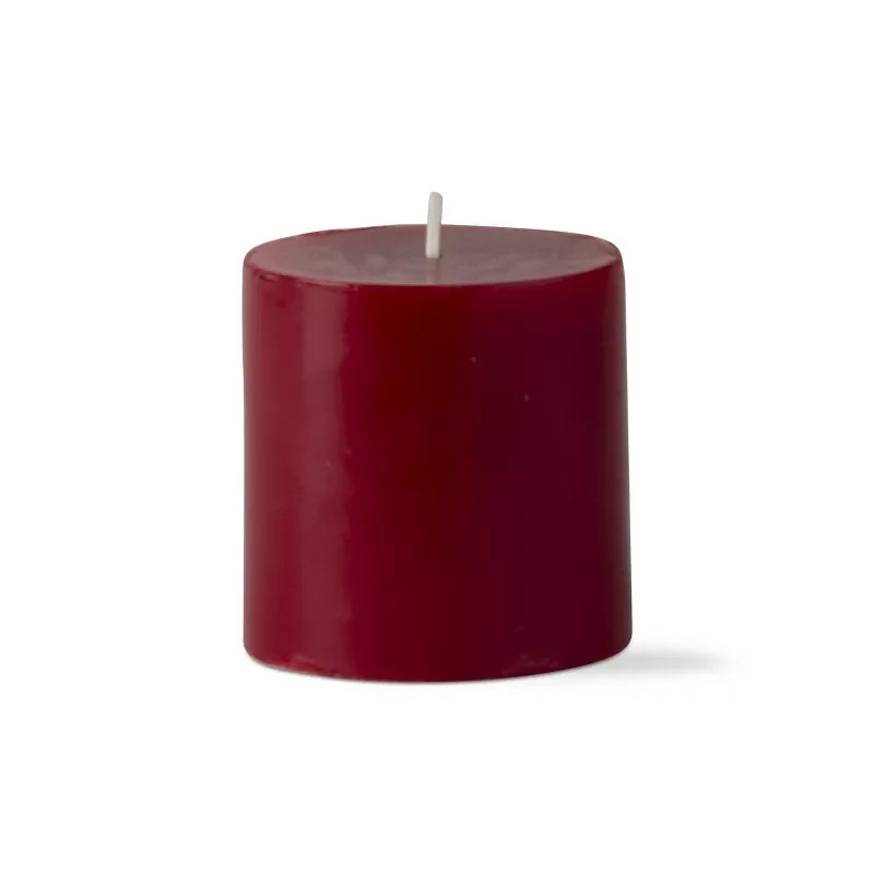 Pillar Candle 3x3 - Cranberry - Marcel’s Culinary Experience