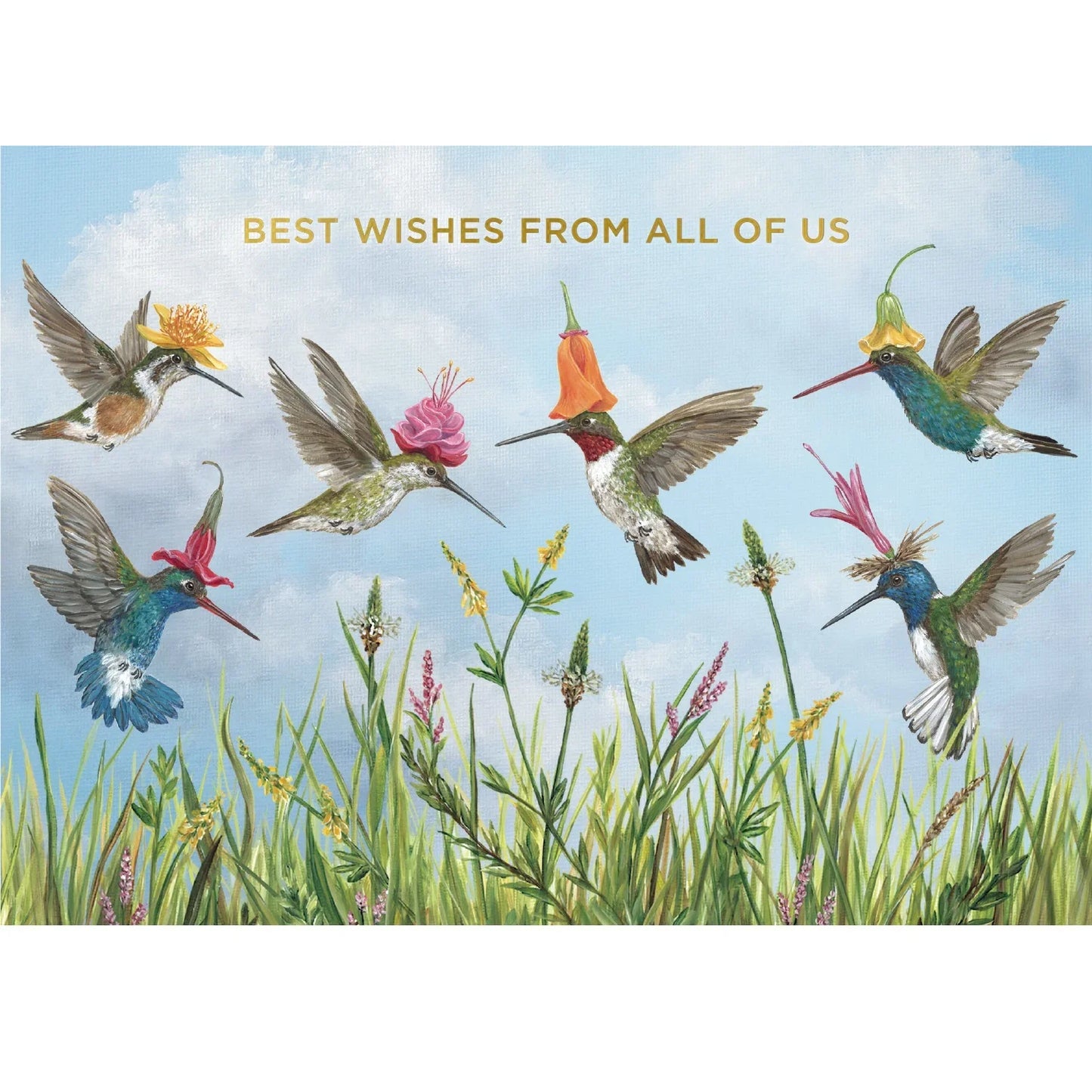 Hester & Cook Best Wishes Hummingbirds Card - Marcel’s Culinary Experience