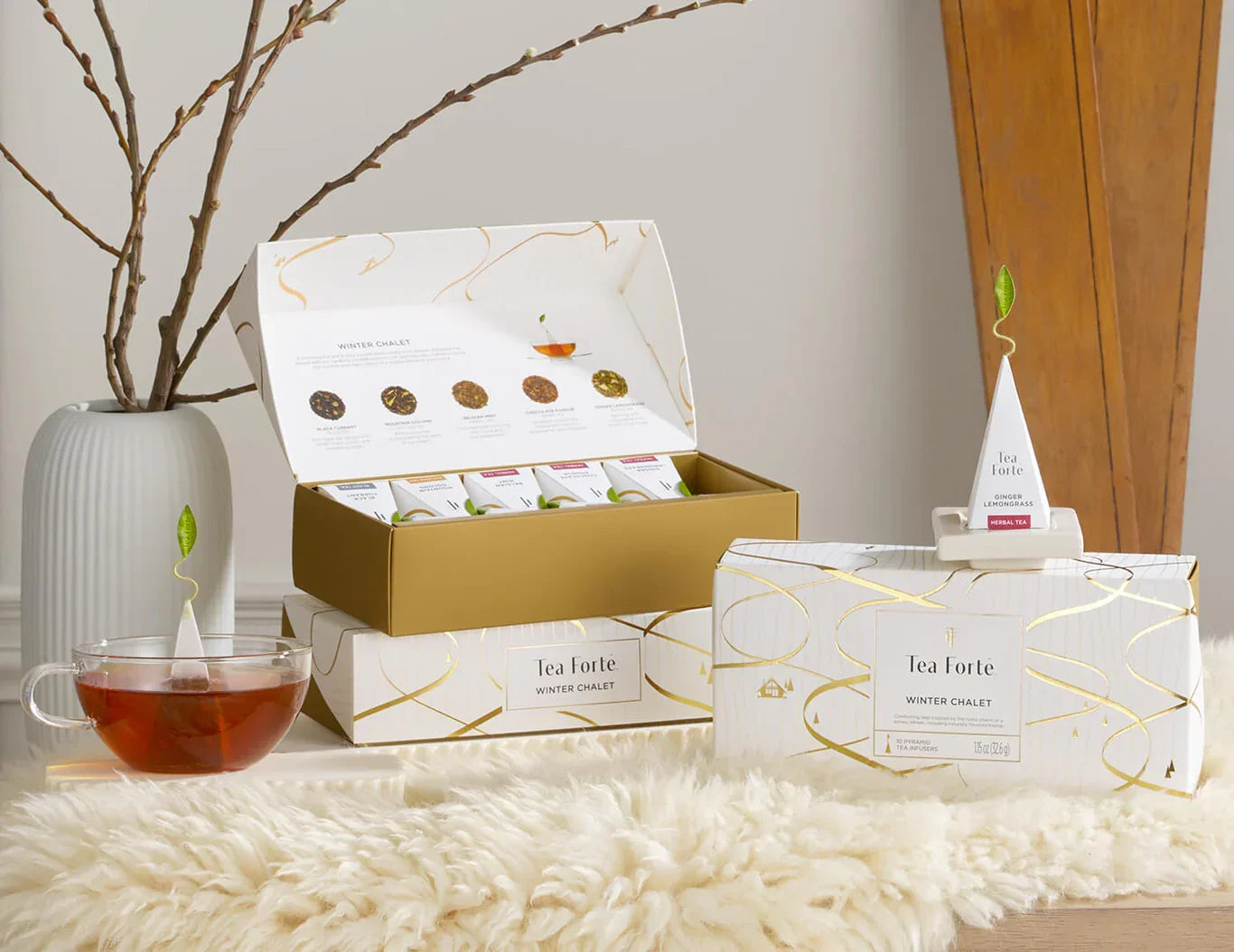 Tea Forte Winter Chalet Petite Presentation Box - Marcel’s Culinary Experience