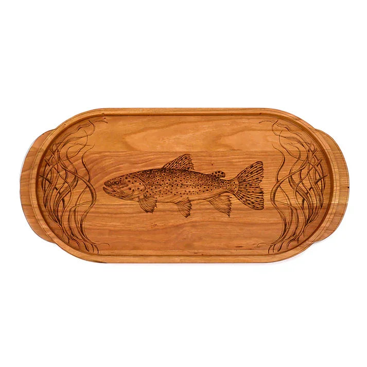 JK Adams Laura Zindel Cherry Oval Wooden Serving Tray - Marcel’s Culinary Experience
