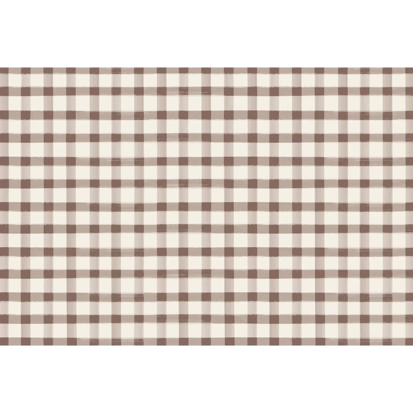 Hester & Cook Brown Painted Check Placemat - Marcel’s Culinary Experience