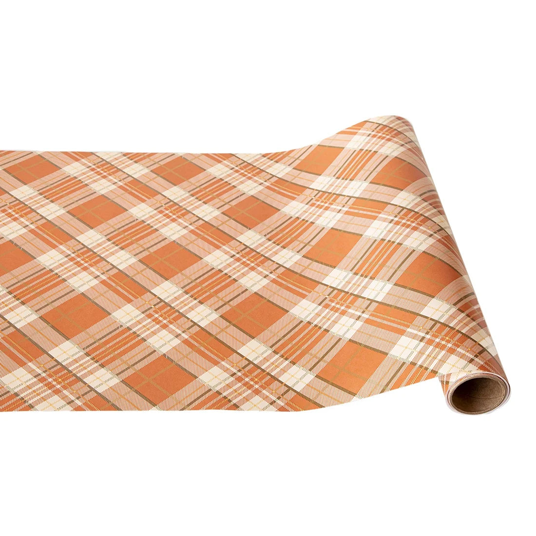 Orange Plaid Runner