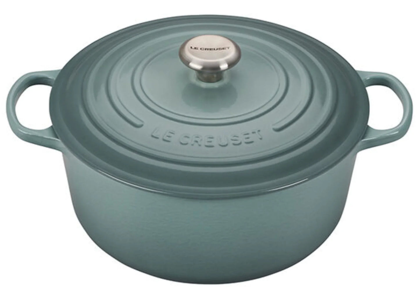 Le Creuset Signature Round Dutch Oven 7.25 qt - Sea Salt - Marcel’s Culinary Experience