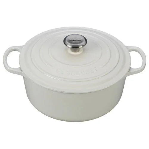 Le Creuset Signature Round Dutch Oven White 7.25 qt - Marcel’s Culinary Experience