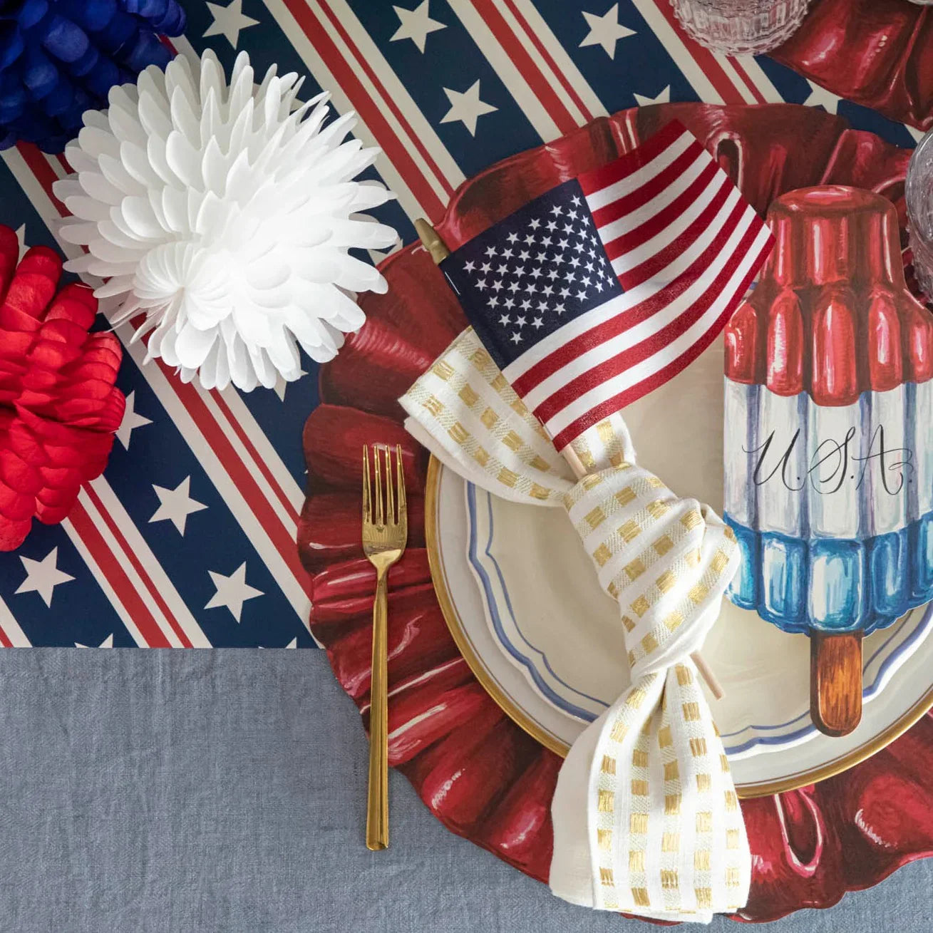 Hester & Cook Stars & Stripes Runner