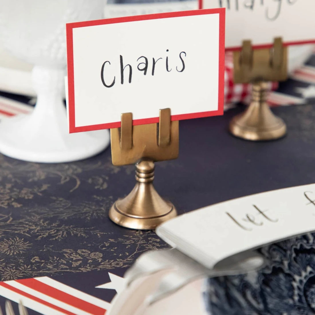 Red Frame Place Card