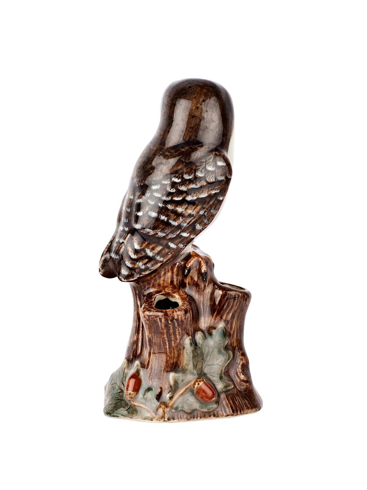 Quail Ceramics Barn Owl Bud Vase