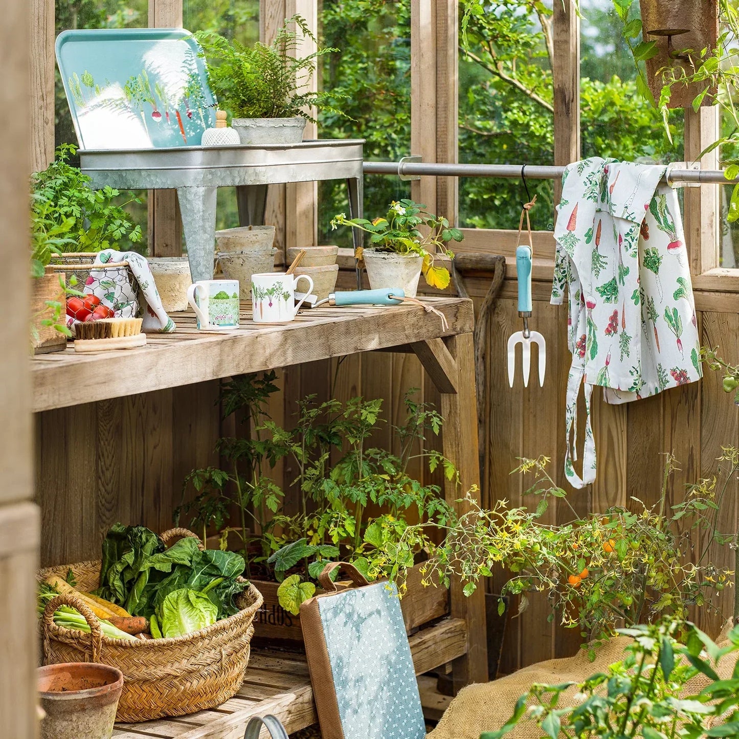 Sophie Allport Garden Vegetables Adult Apron - Marcel’s Culinary Experience