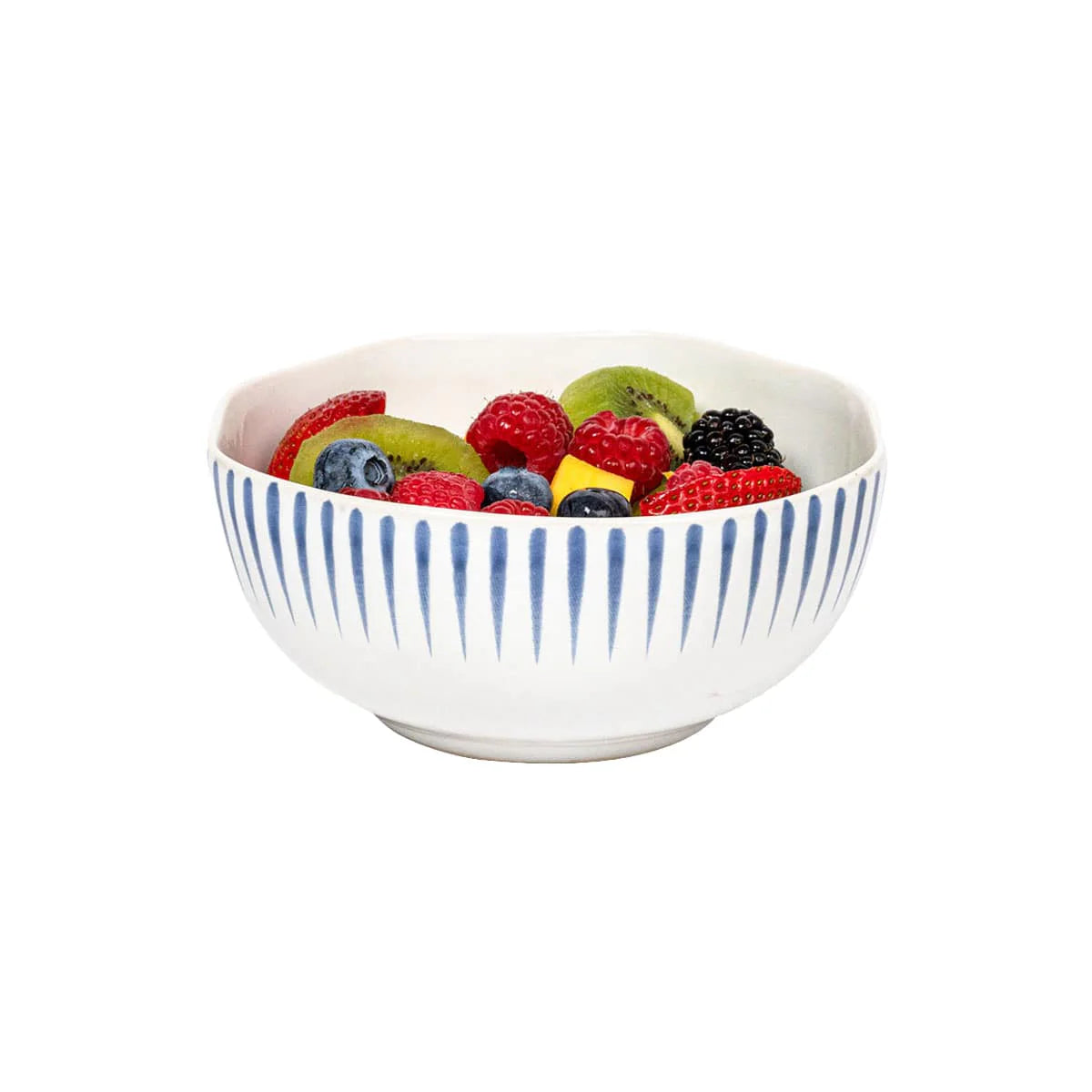 Juliska Sitio Stripe Cereal/Ice Cream Bowl, Delft Blue