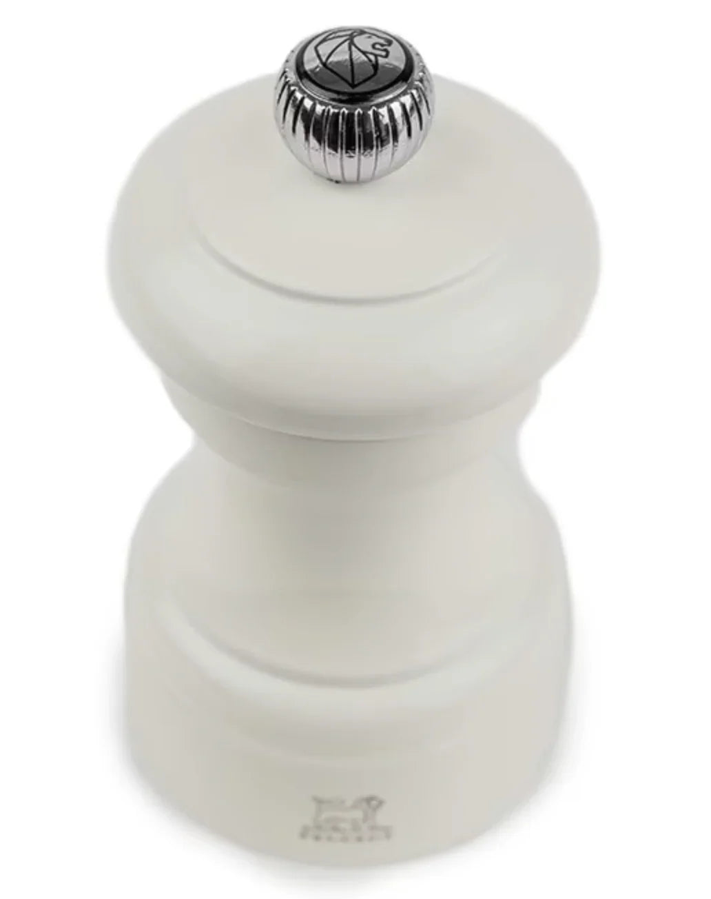 Peugeot Bistro Pepper Mill Ivory Gloss Painted Wood - 4″ - Marcel’s Culinary Experience