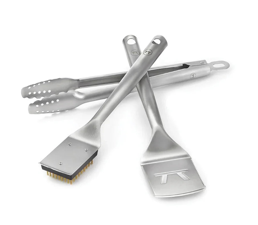 Lux 3 Piece Grill Tool Set Stainless Steel - Marcel’s Culinary Experience