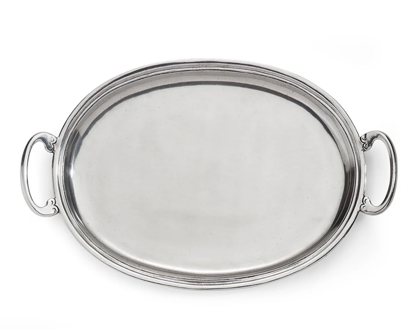 Arte Italica Peltro Large Oval Tray