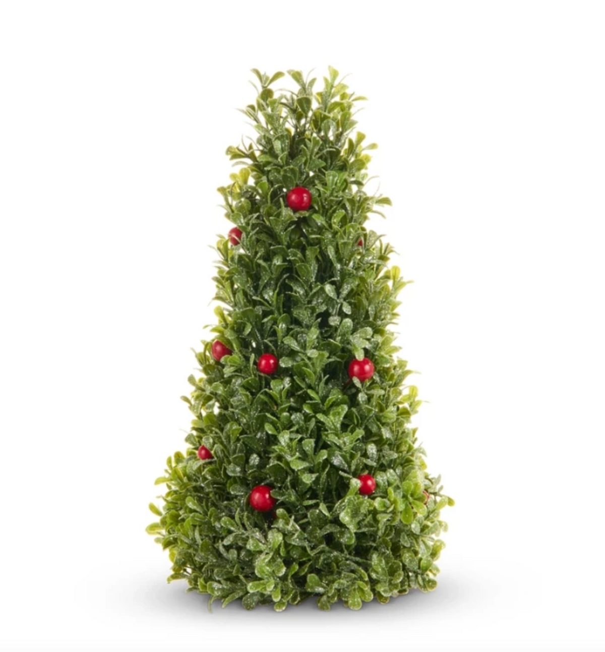 12" Iced Cedar and Berry Tree