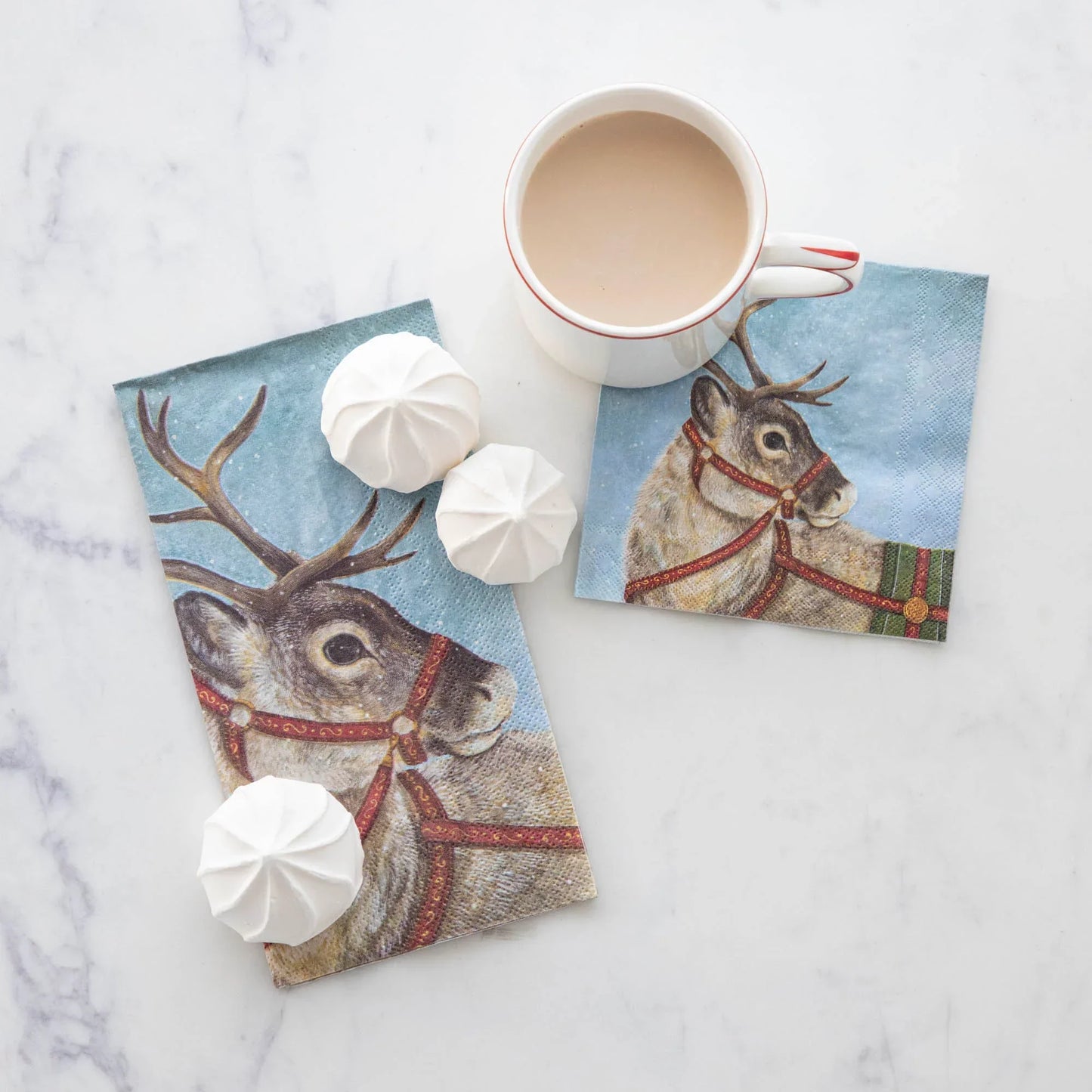 Hester & Dashing Reindeer Guest Napkin - Marcel’s Culinary Experience
