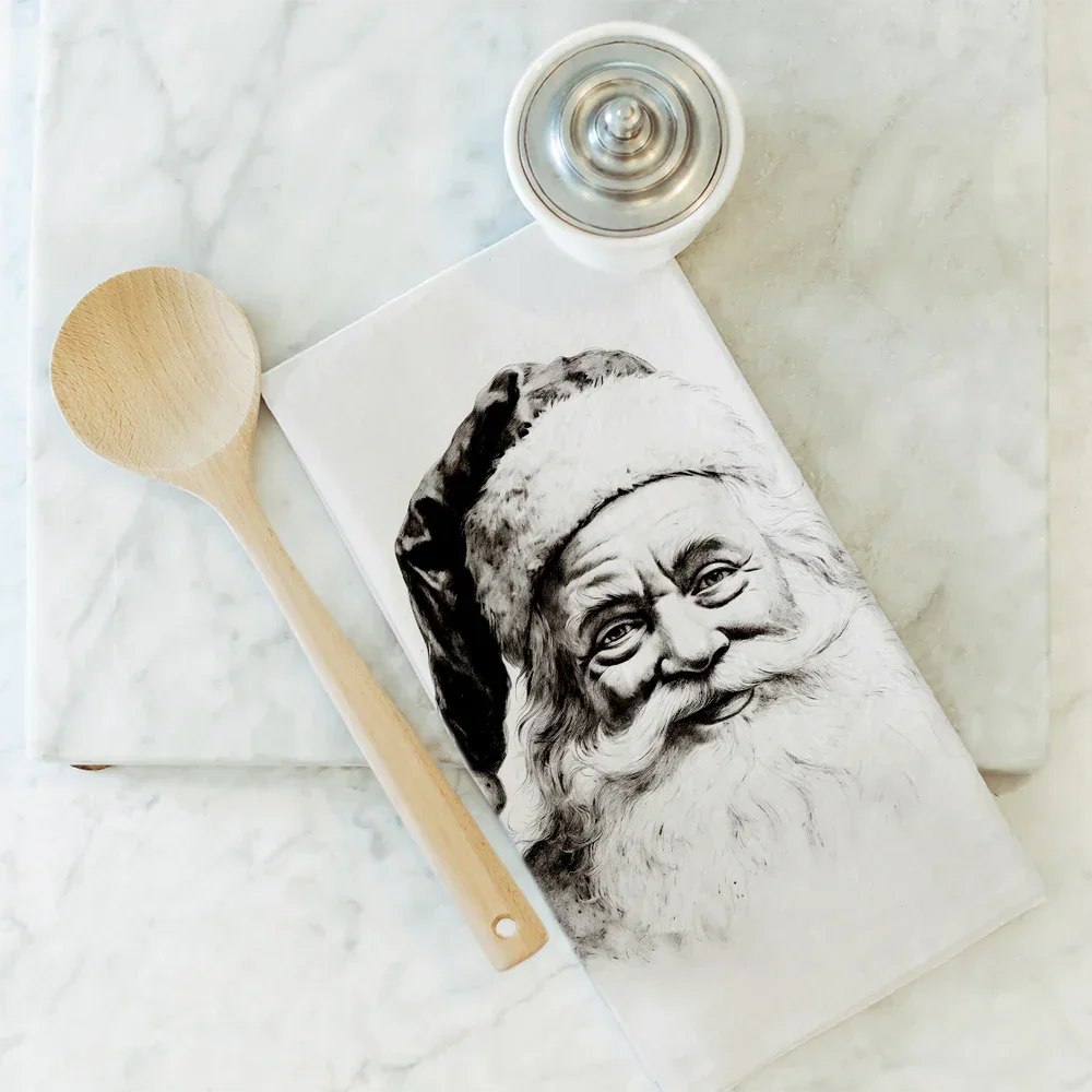 St. Nicholas Tea Towel - Natural - Marcel’s Culinary Experience