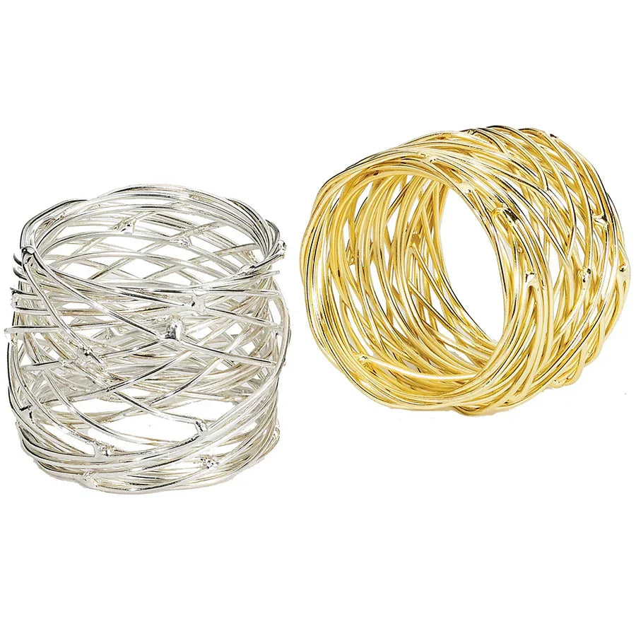 Bodrum Tara Nickel Napkin Ring - Marcel’s Culinary Experience