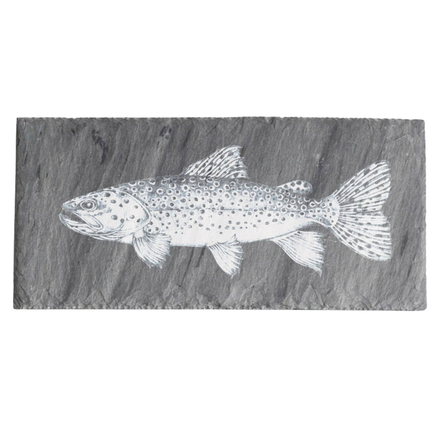 Small Rectangle Slate Cheese Board - Laura Zindel Brown Trout Design