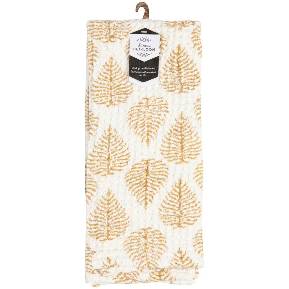 Arbor Block Print Waffle Dishtowel