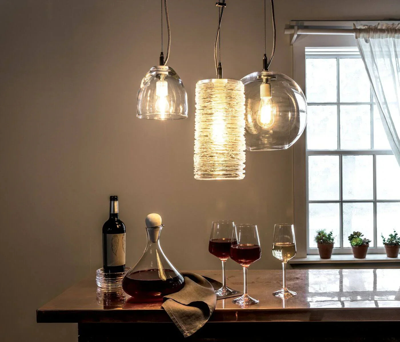 Simon Pearce Echo Lake Wine Coaster - Marcel’s Culinary Experience