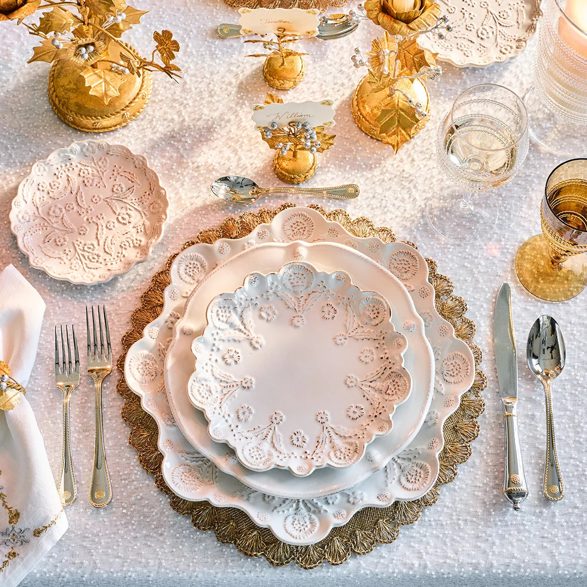 Juliska Berry & Thread Thistle Dessert/Salad Plate