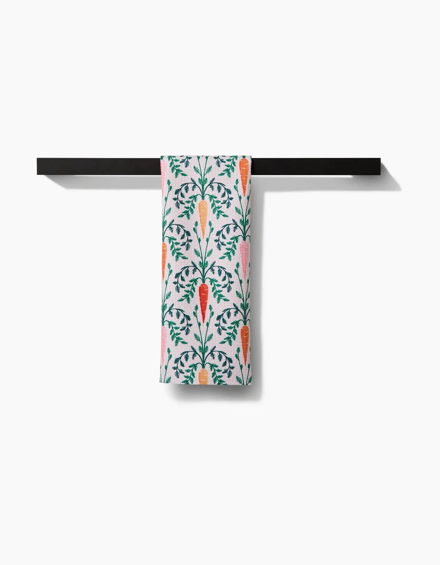 Geometry Carrot Damask Tea Towel - Marcel’s Culinary Experience