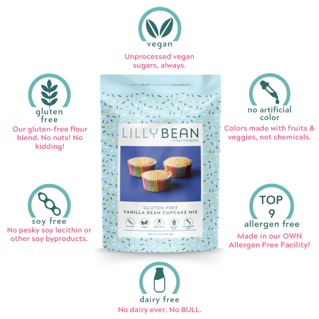 Vanilla Bean Cake & Cupcake Mix (Vegan & Gluten-Free)