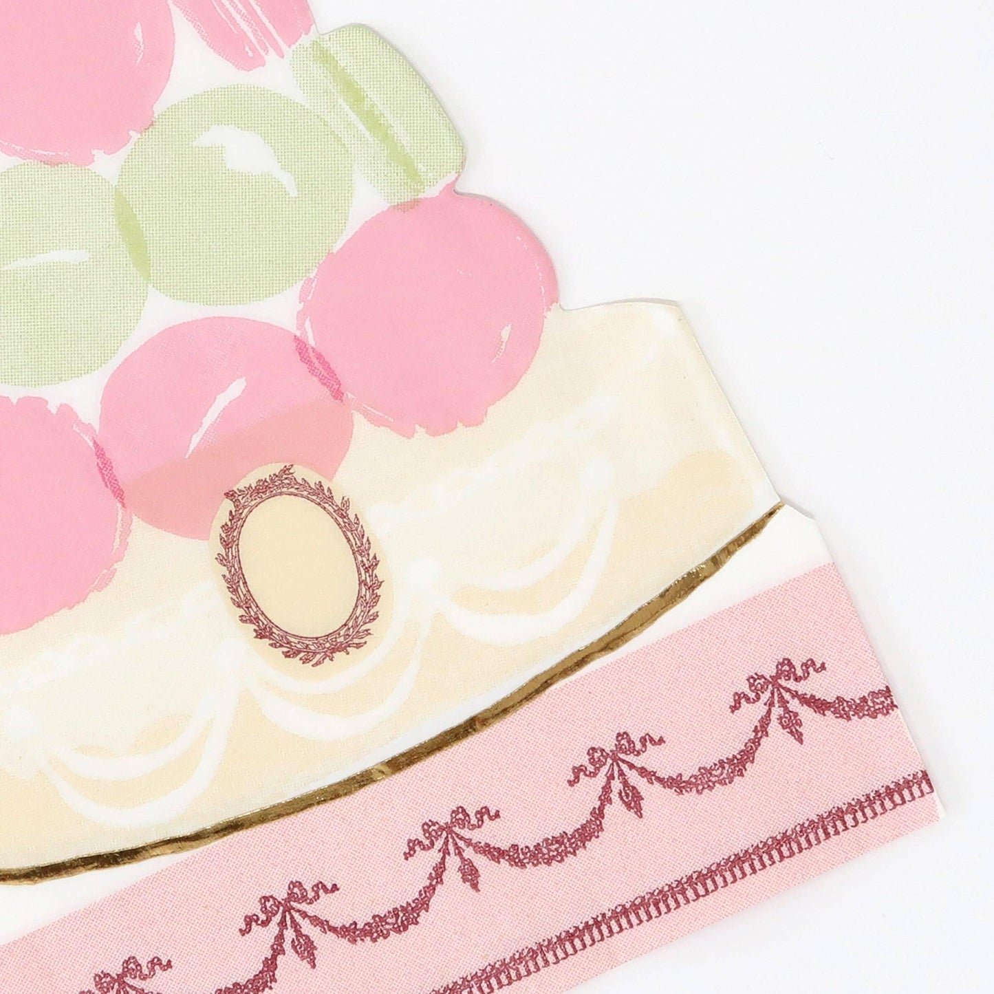 Meri Meri x Ladurée Paris Macaron Pyramid Napkins