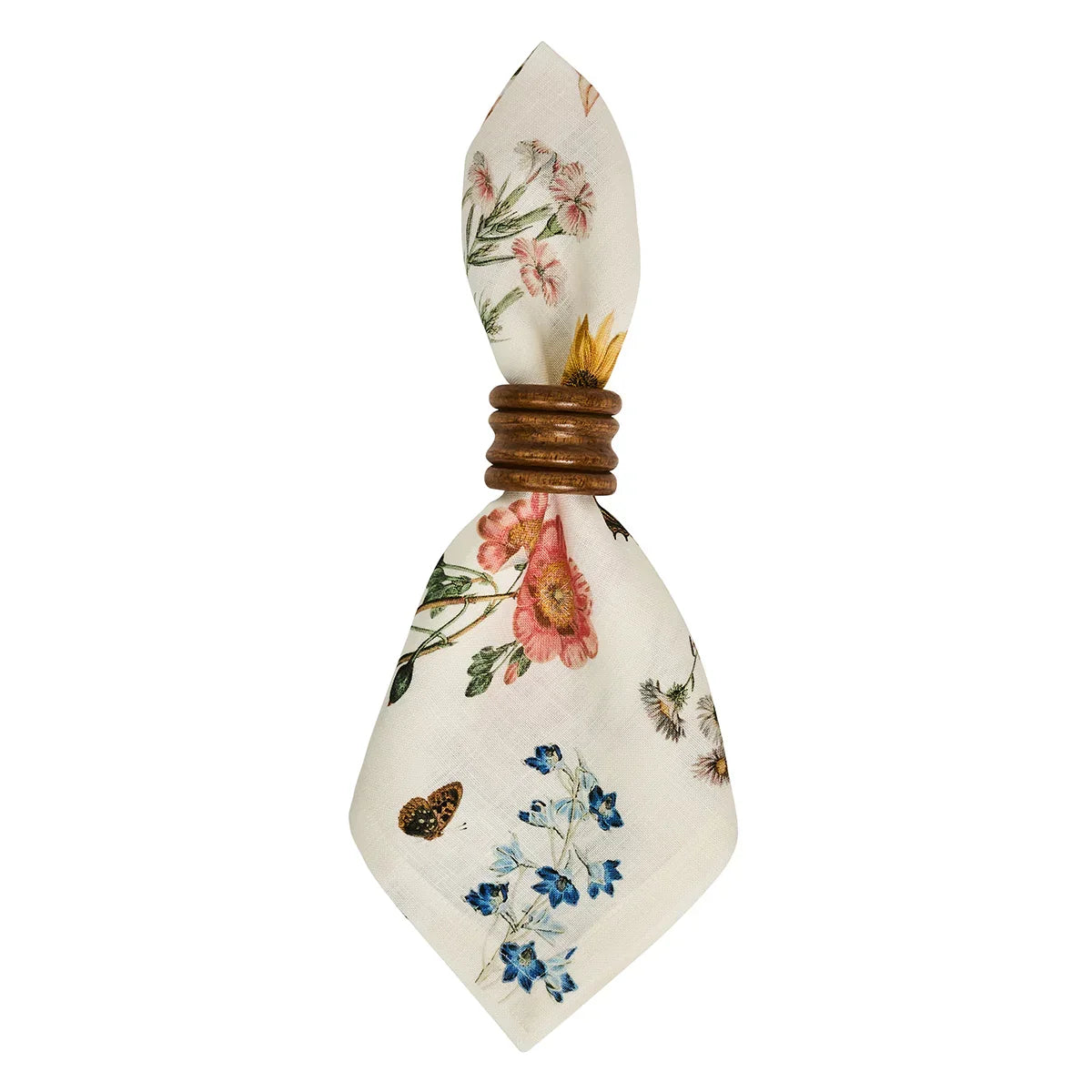 Juliska Floral Garden Linen Dinner Napkins - Set of 4