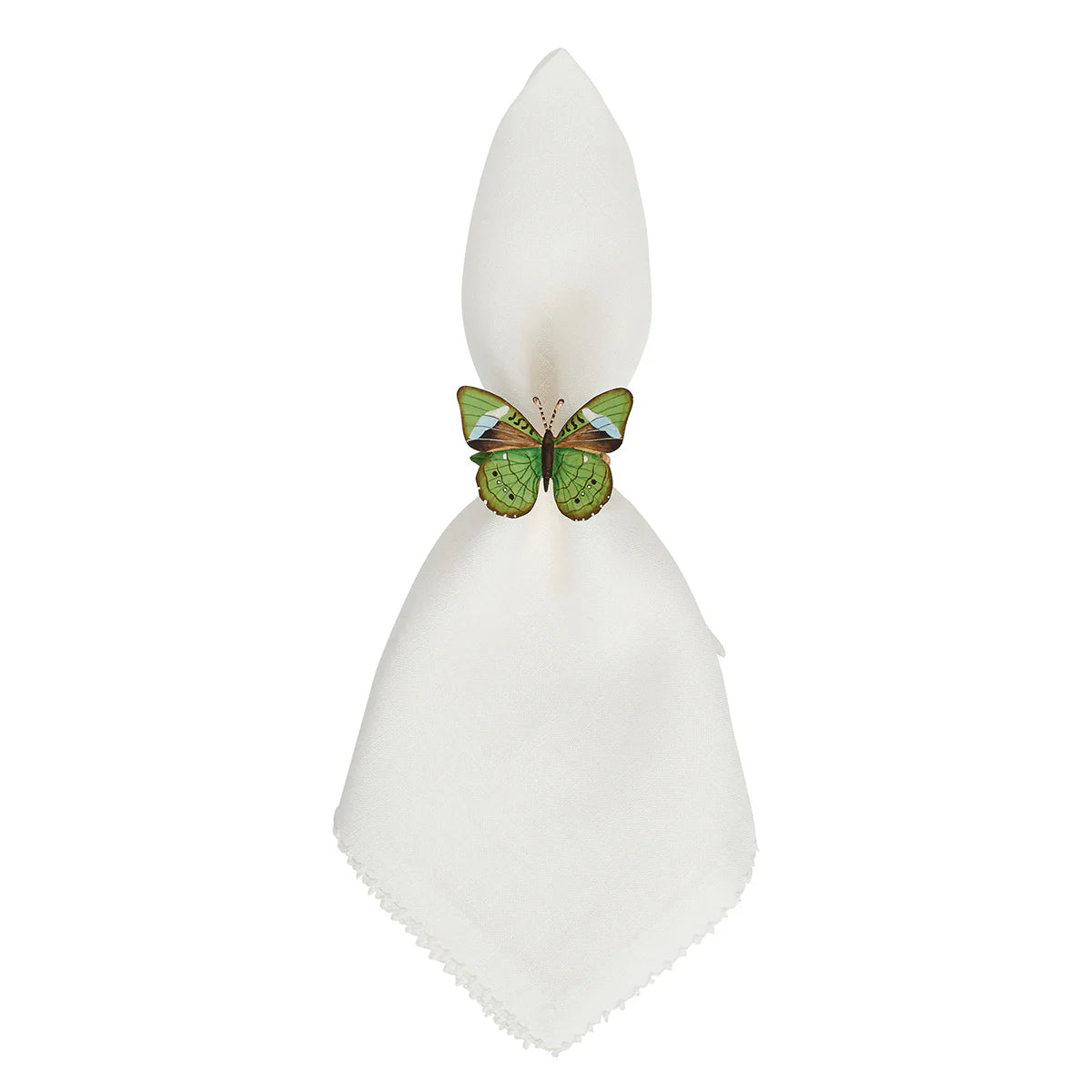 Juliska Meadow Walk Butterfly Napkin Rings - Set of 4