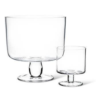 Pedestal Trifle Bowl-8"H